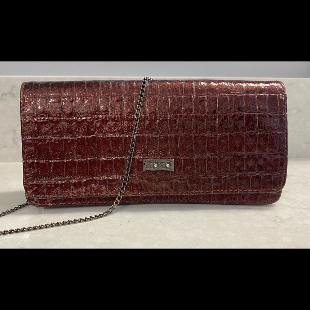 XOXO Deep Red evening bag / clutch